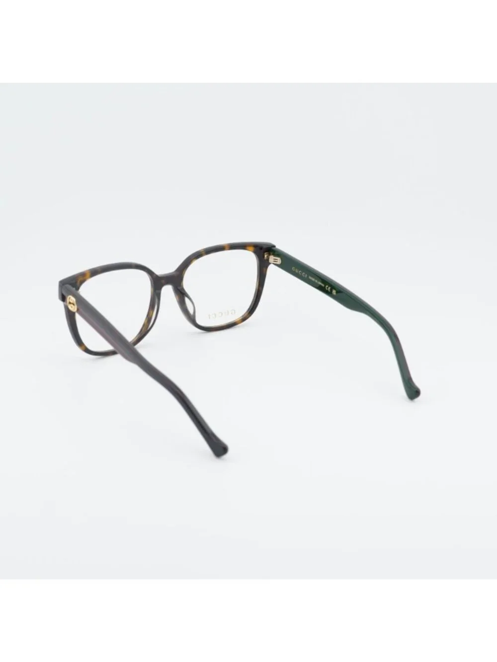 Gucci GG1305OA 002 Eyeglasses Havana 54mm Square Frame